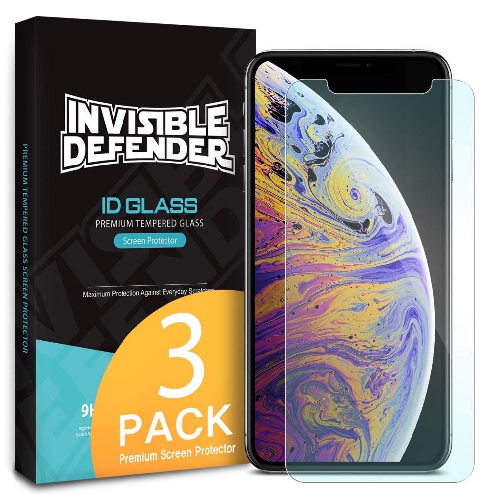 Apple iPhone Xs Max | Szkło Ringke Invisible Defender Glass | Zestaw 3szt