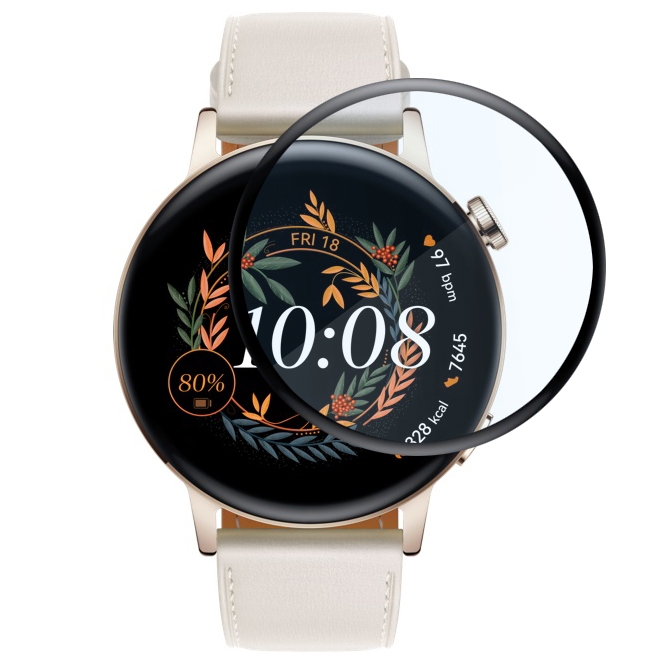 Szkło Hybrydowe | FULL COVER do Huawei Watch GT 3 42mm