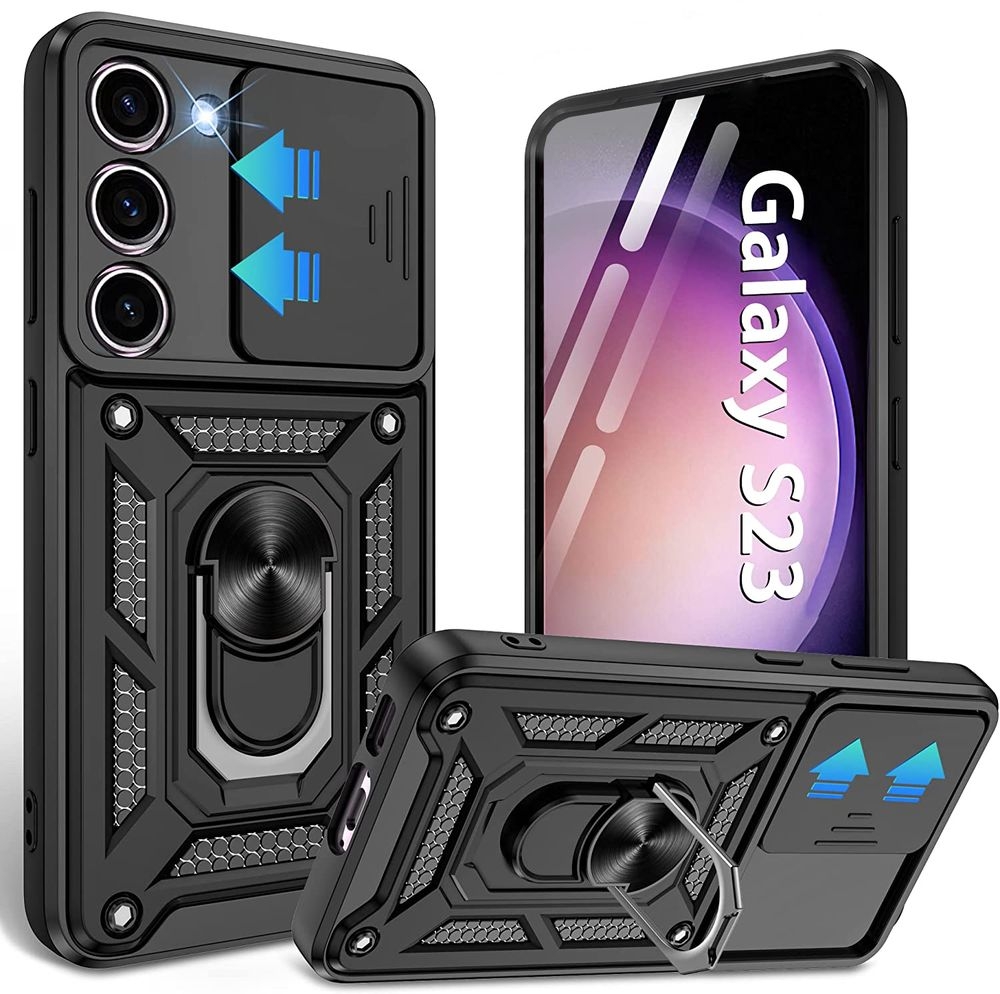 Hybrydowe Etui Ring Camshield do Samsung Galaxy S23 |