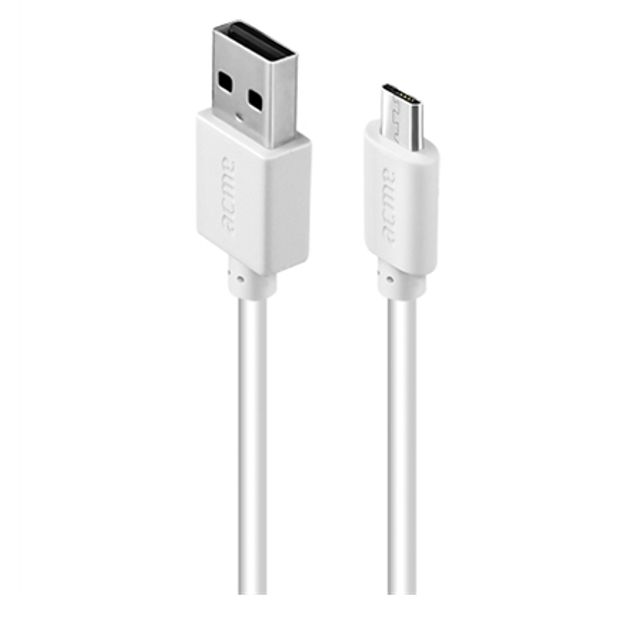 ACME | Kabel microUSB 200cm | Biały