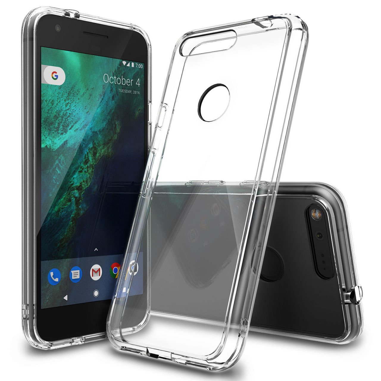 do Google Pixel | Etui RINGKE Fusion | Bezbarwne | Clear