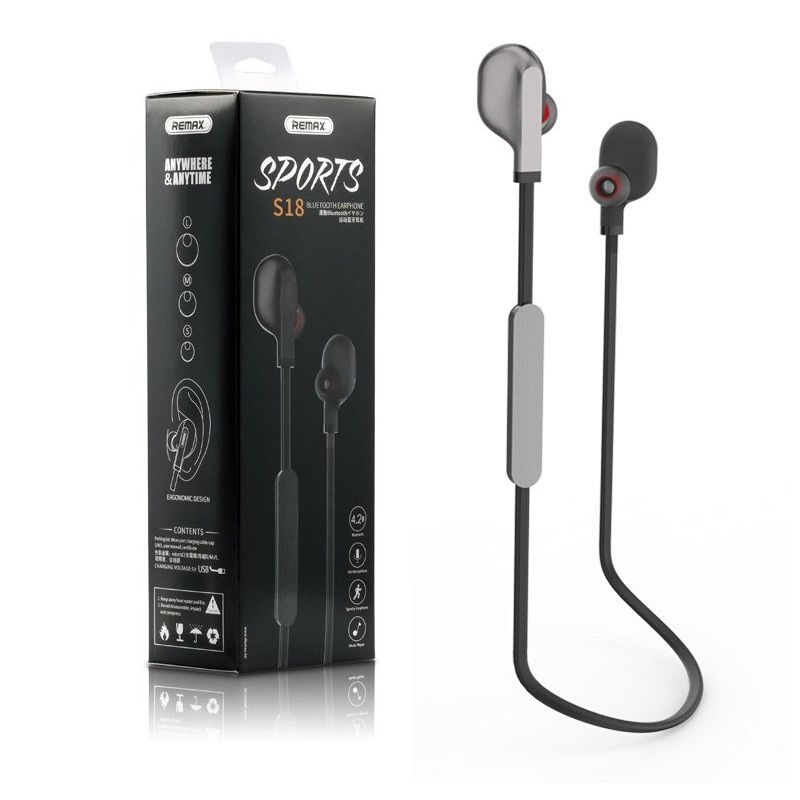 REMAX Sports | Bezprzewodowe Słuchawki Bluetooth 4.2