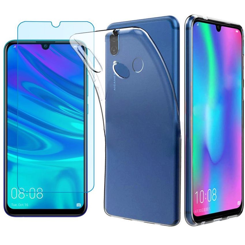 Huawei P Smart 2019 | Cienkie Etui Feather Case | Bezbarwne + SZKŁO