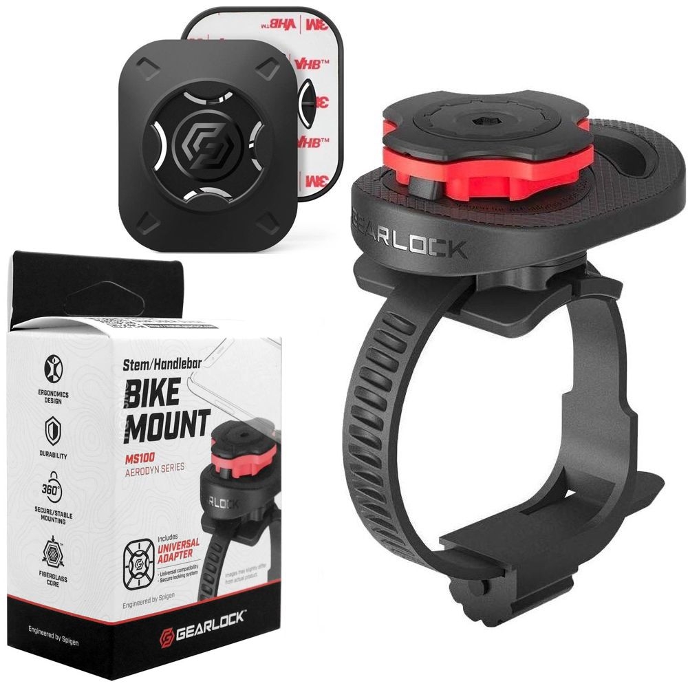 Spigen GEARLOCK | Uchwyt Rowerowy Stem Handlebar Mount | MS100