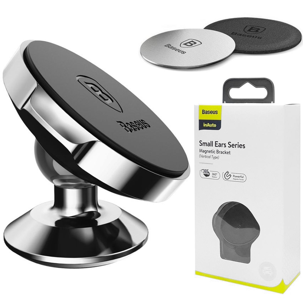 Baseus Small Ears | Magnetyczny Uchwyt Samochodowy na Kokpit Deskę | Black