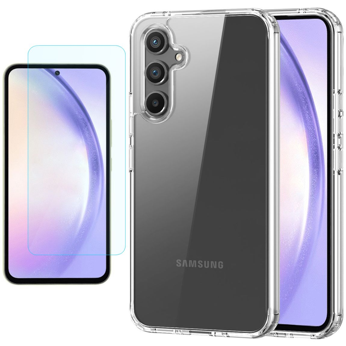 Etui DUX DUCIS Clin Case | Bezbarwne + SZKŁO do Samsung Galaxy A54 5G