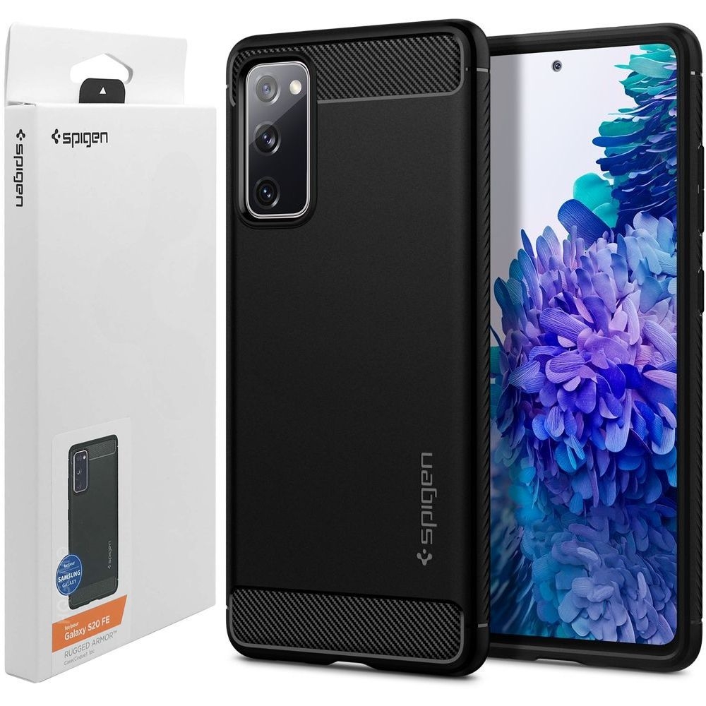 Etui SPIGEN Rugged Armor | Black do Samsung Galaxy S20 FE / 5G