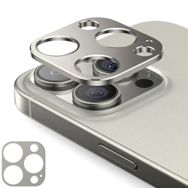 Aluminium Camera | Nakładka Osłona na Aparat do Apple iPhone 15 Pro / Pro Max