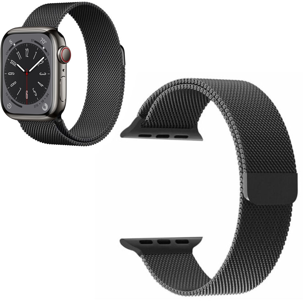 Pasek Siatka Milanese Mesh Band do Apple Watch 9/8 45mm