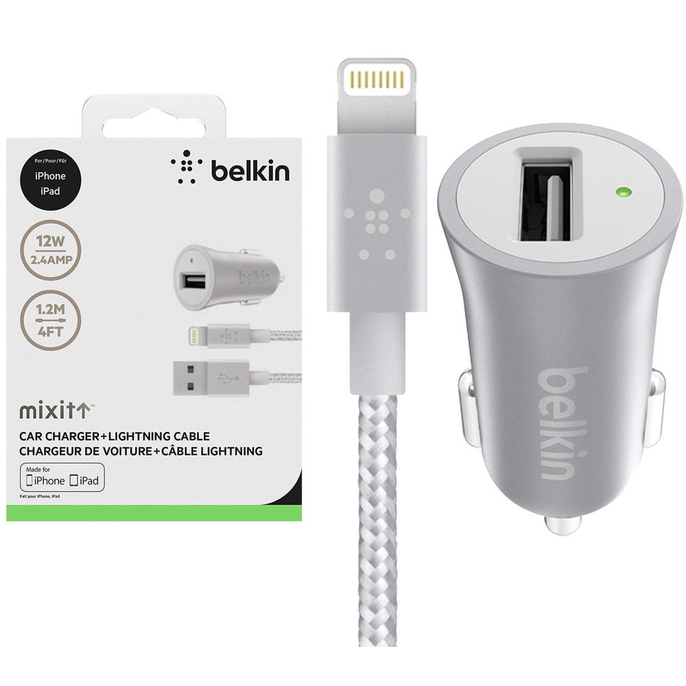 Ładowarka Samochodowa Belkin Car Charger z Kablem Lightning