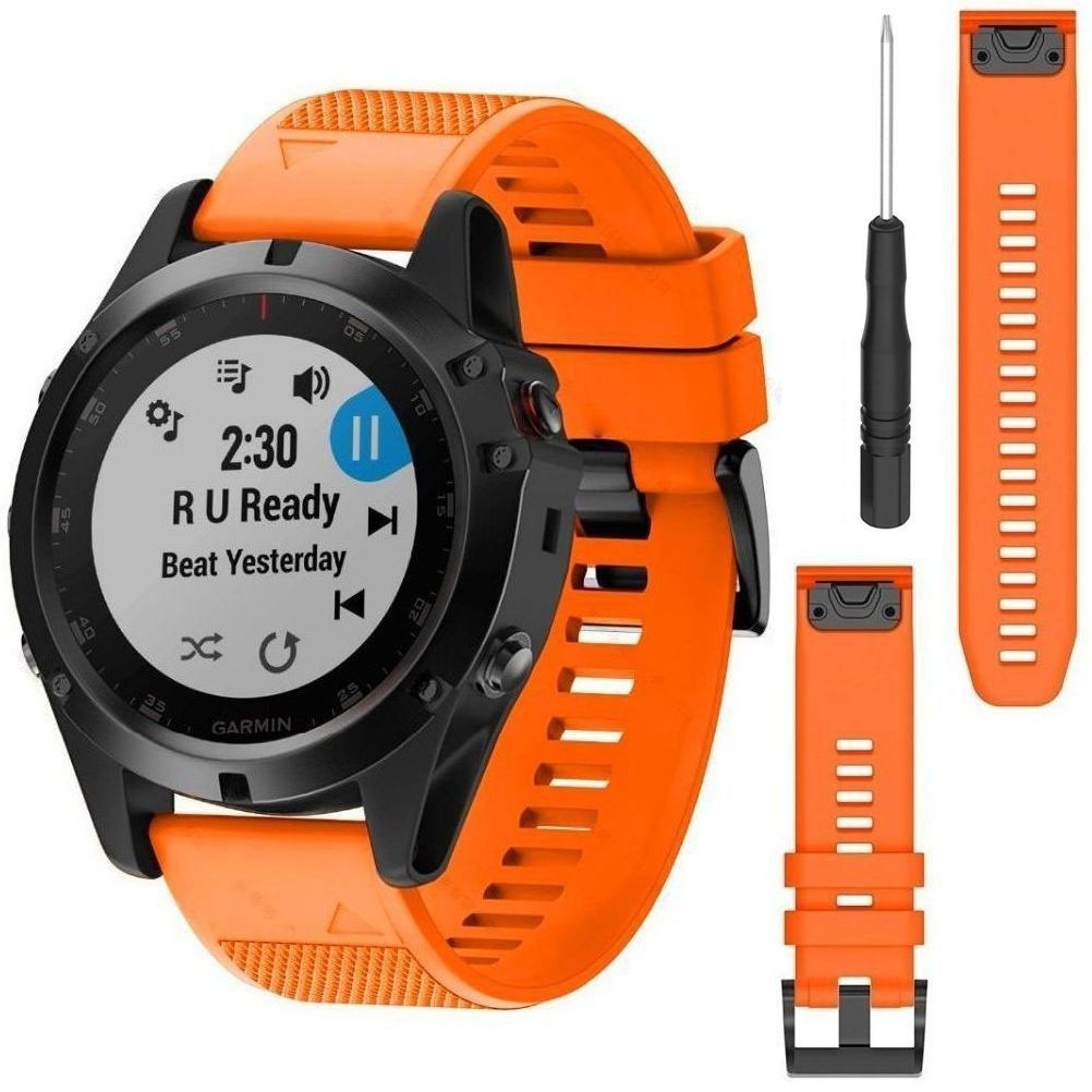 Garmin Fenix 3 | 26mm | Pasek Silikonowy Armband