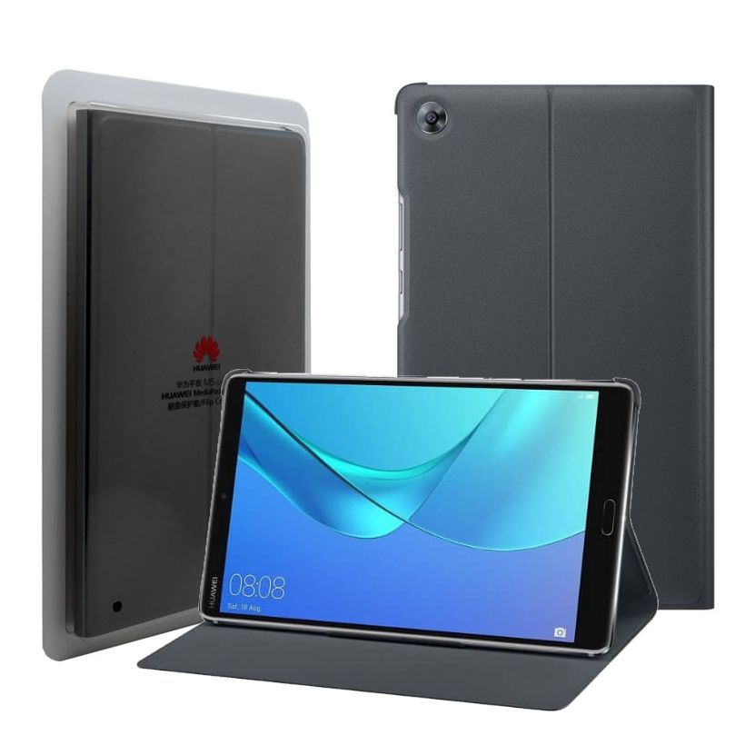 Huawei MediaPad M5 8.4 | Oryginalne Etui Flip Cover | Szare