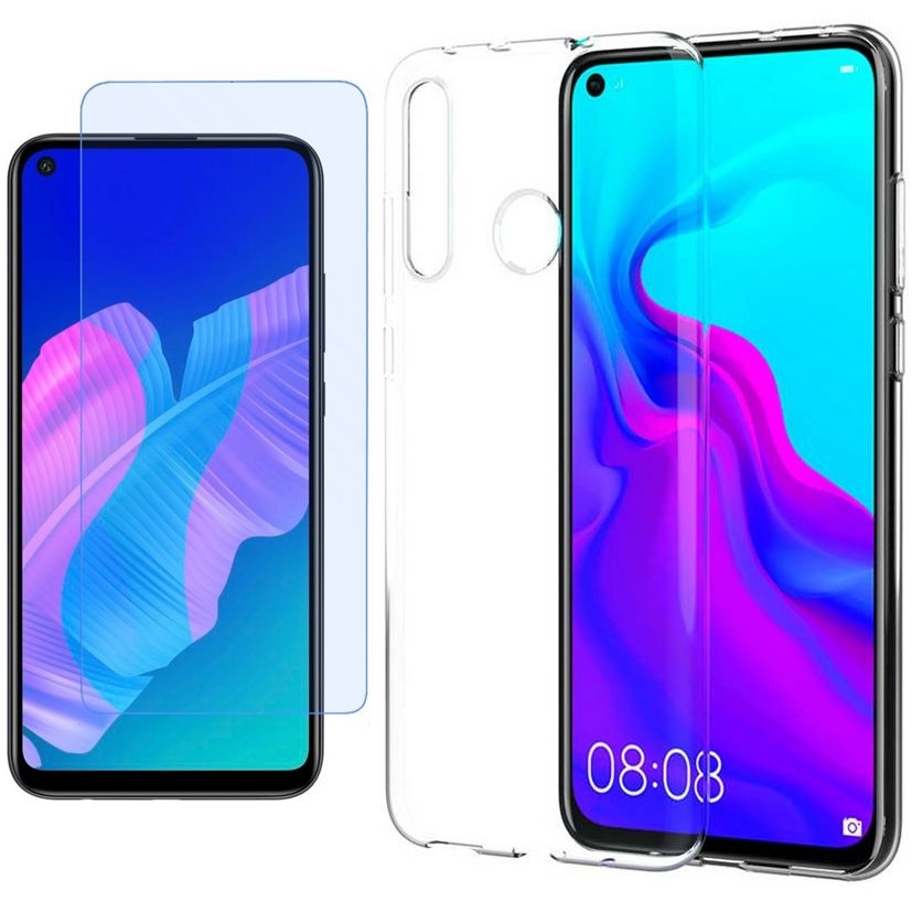 do Huawei P40 Lite E | Cienkie Mocne Etui Air Case PRO 2mm | Bezbarwne + SZKŁO