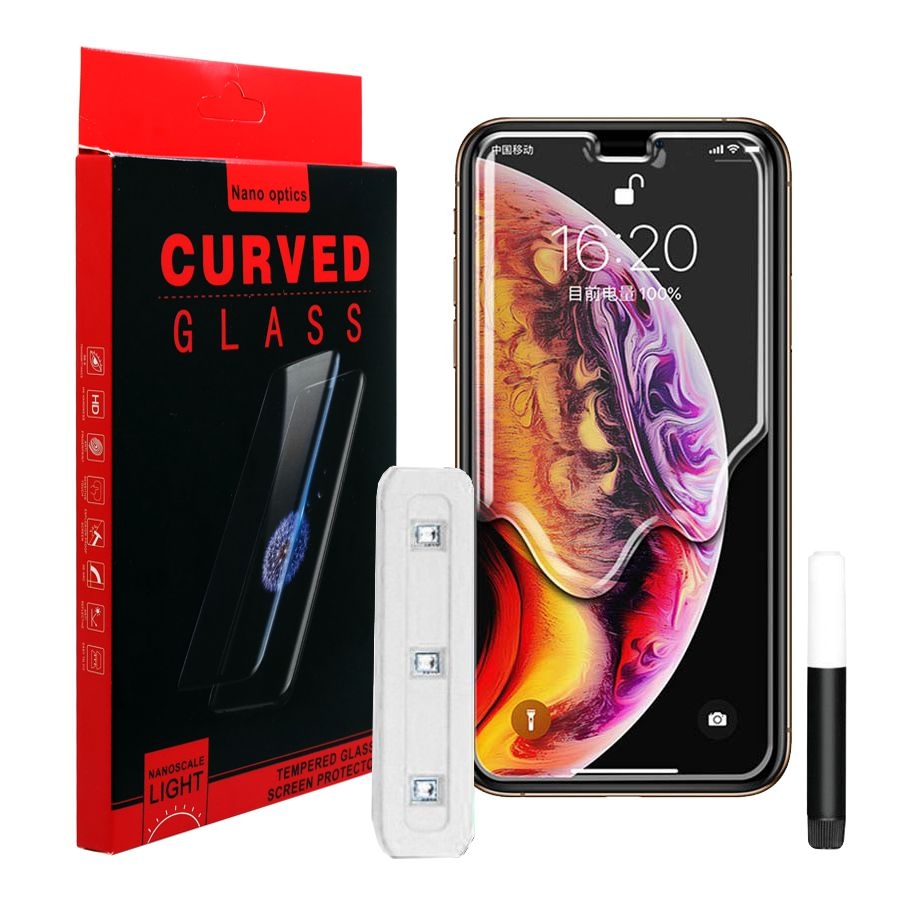 Apple iPhone X/Xs | SG Hartowane Szkło UV | Cały Ekran