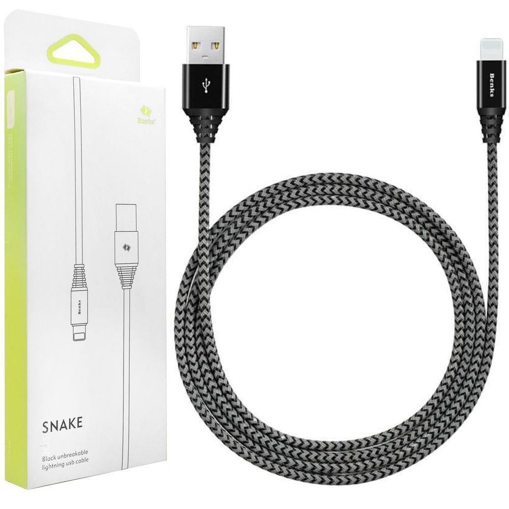 Benks | Kabel USB Apple Lightning 2A | 120cm