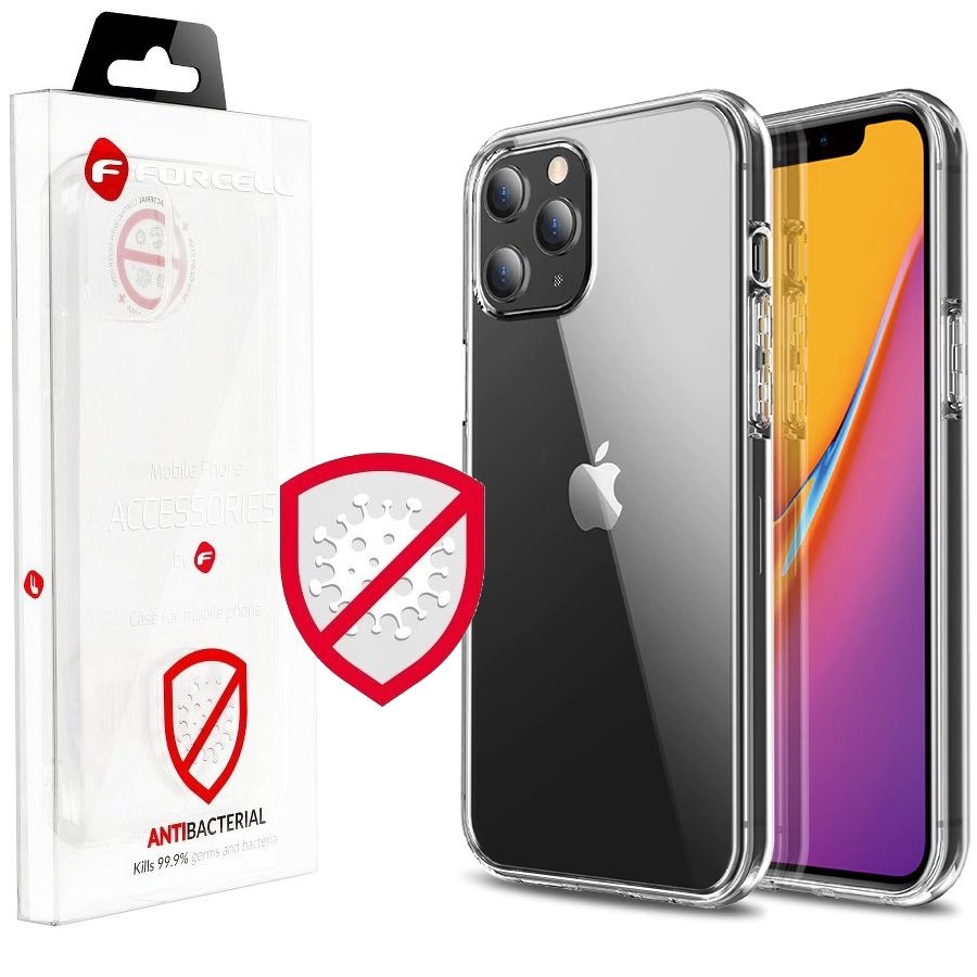 Cienkie Antybakteryjne Etui z Jonami Srebra | Crystal Clear do Apple iPhone 12/12 Pro