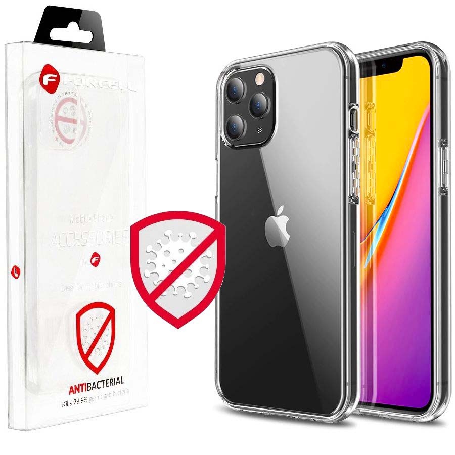 Cienkie Antybakteryjne Etui z Jonami Srebra | Crystal Clear do Apple iPhone 12 Pro Max