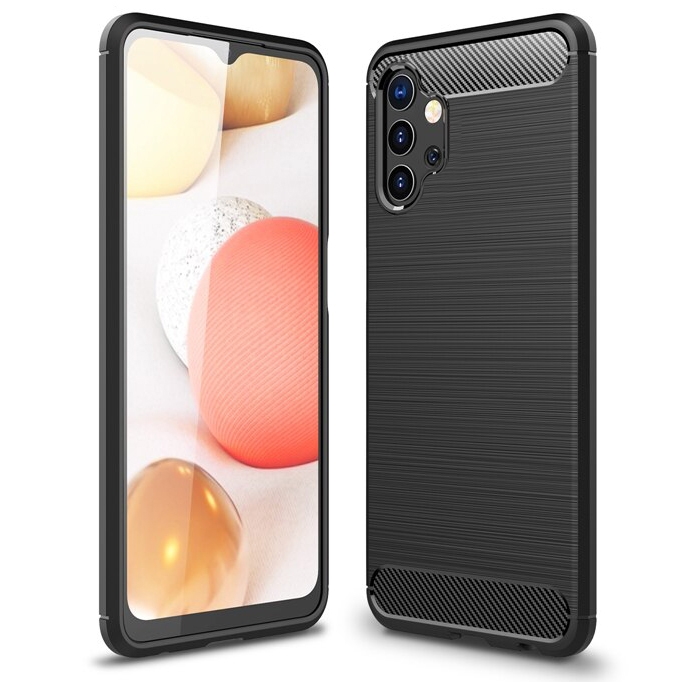 Etui CARBON Soft Case | Coal Black do Samsung Galaxy A32 5G