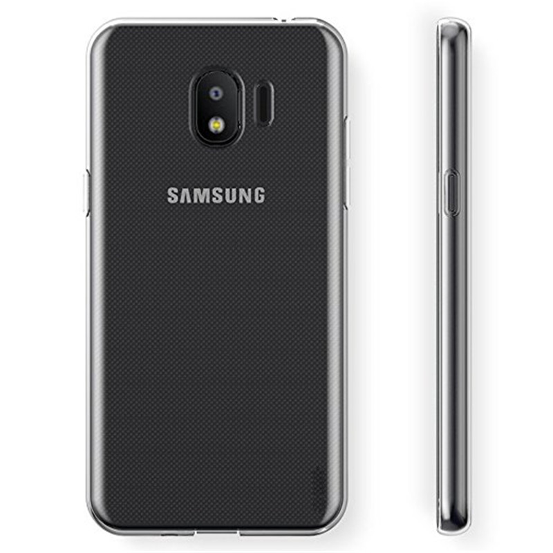 Samsung Galaxy J4 2018 | Cienkie Etui Feather Case | Clear