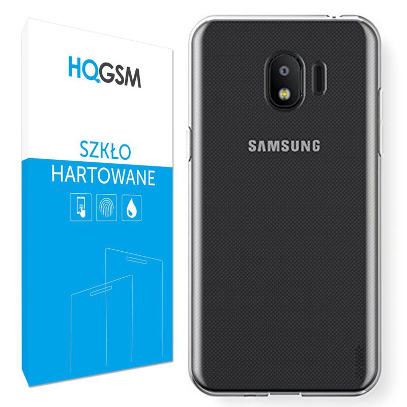 Samsung Galaxy J4 2018 | Cienkie Etui Feather Case | Clear + SZKŁO