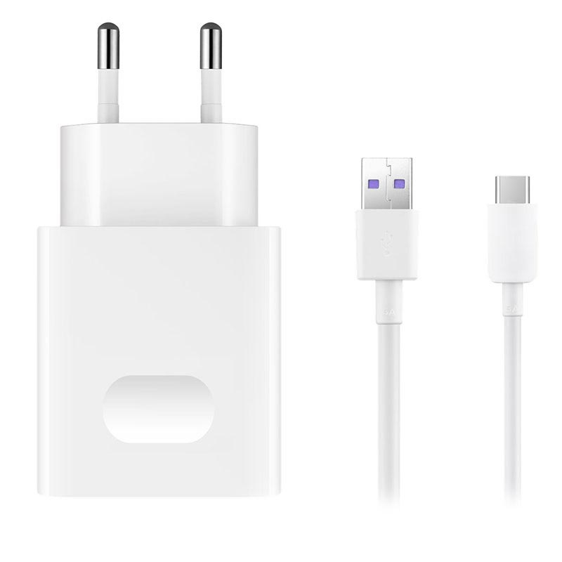 Huawei | Szybka Ładowarka SuperCharge 40W z Kablem USB-C | Biała