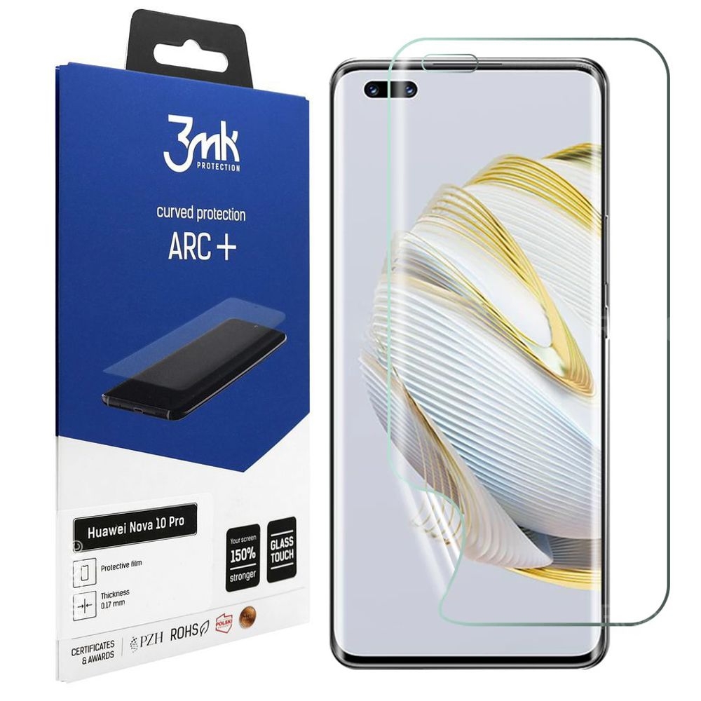 3mk Curved Protection ARC+ | Folia na Cały Ekran do Huawei Nova 10 Pro