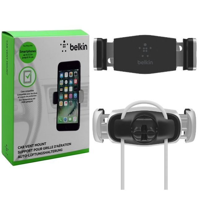 Belkin Car Vent Mount | Uchwyt do Kratki z Mocowaniem na Kabel