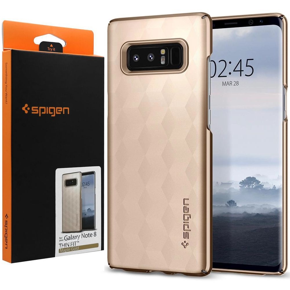 Etui SPIGEN Thin Fit | Maple Gold do Samsung Galaxy Note 8