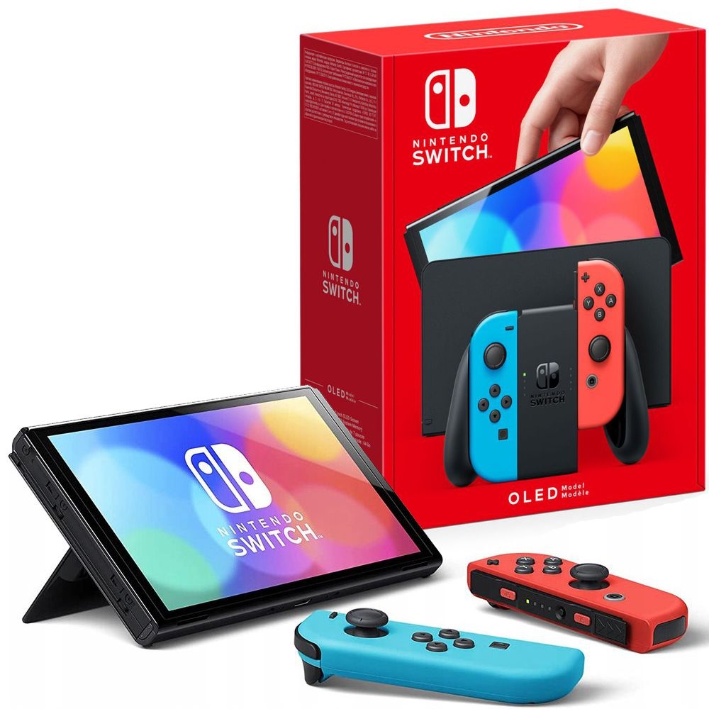 Nintendo Switch OLED | Czerwono – Niebieski