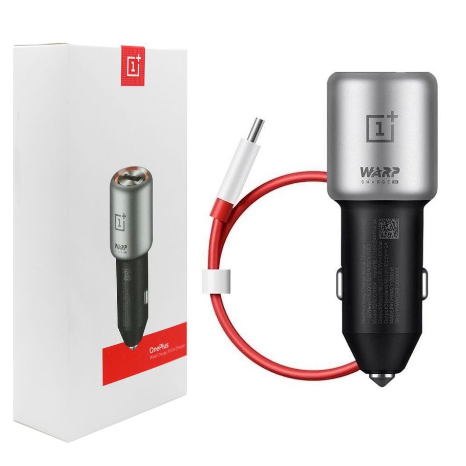 OnePlus Warp Charge 30 | Oryginalna Ładowarka Samochodowa 30W + Kabel USB-C | Graphite