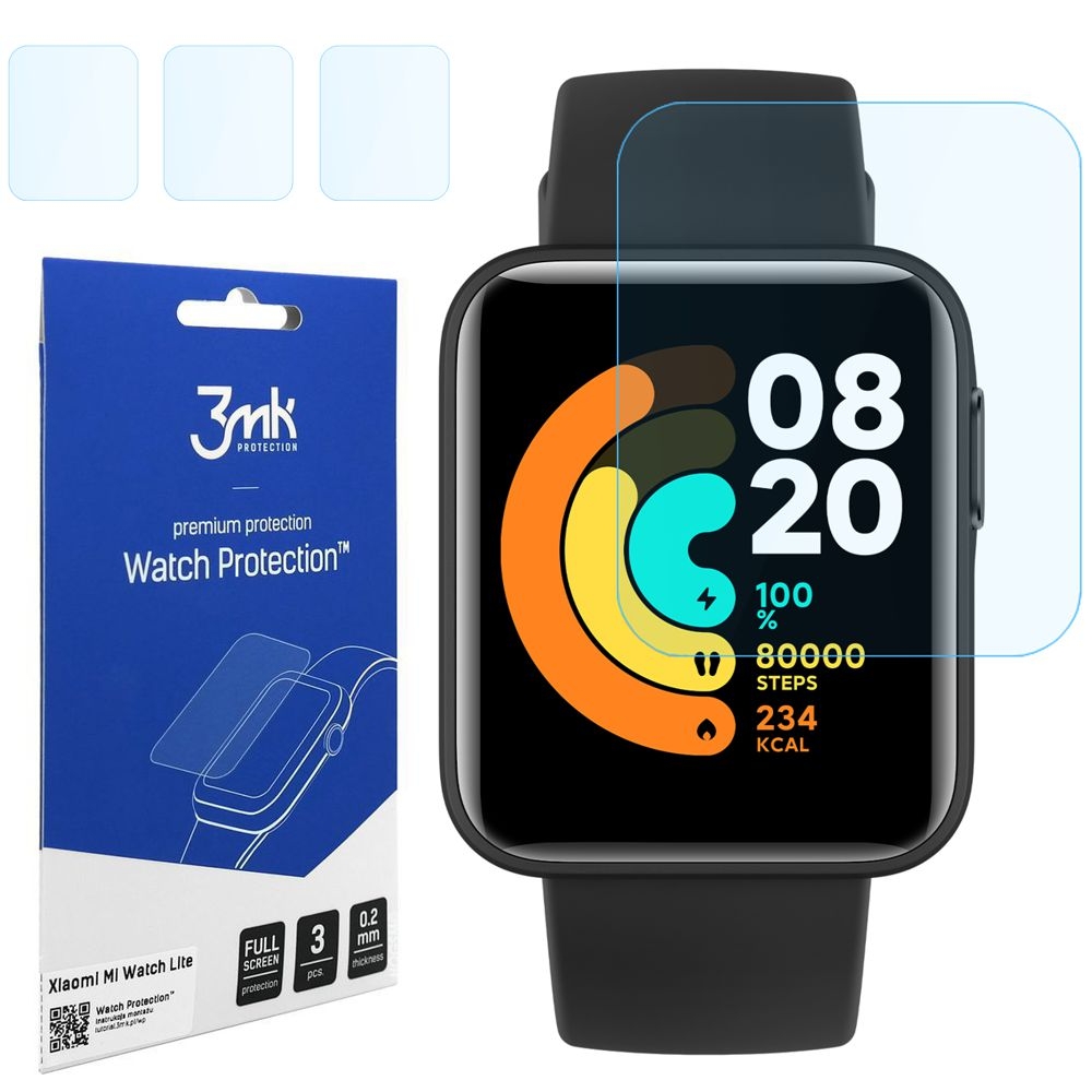 Folia Hybrydowa 3mk Watch Protection | 3 sztuki do Xiaomi Mi Watch Lite