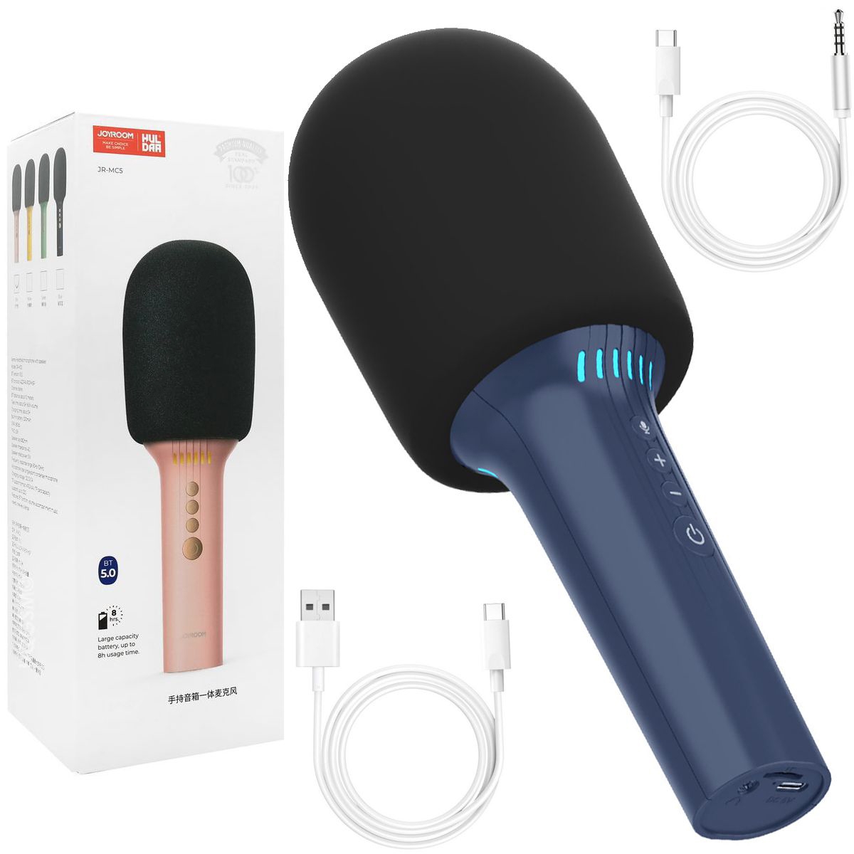 JoyRoom | Mikrofon Bezprzewodowy do Karaoke z Głośnikiem Bluetooth 5.0