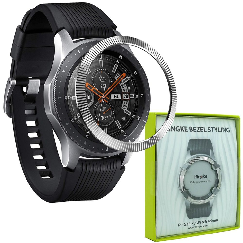 Galaxy Watch 46mm | Ringke Bezel | Stalowa Nakładka na Tarczę | Chrome