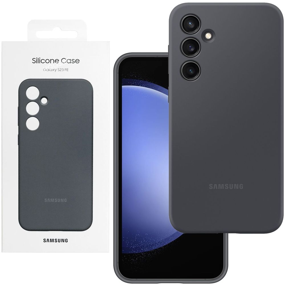 Oryginalne Etui Silicone Case | Grafitowe do Samsung Galaxy S23 FE