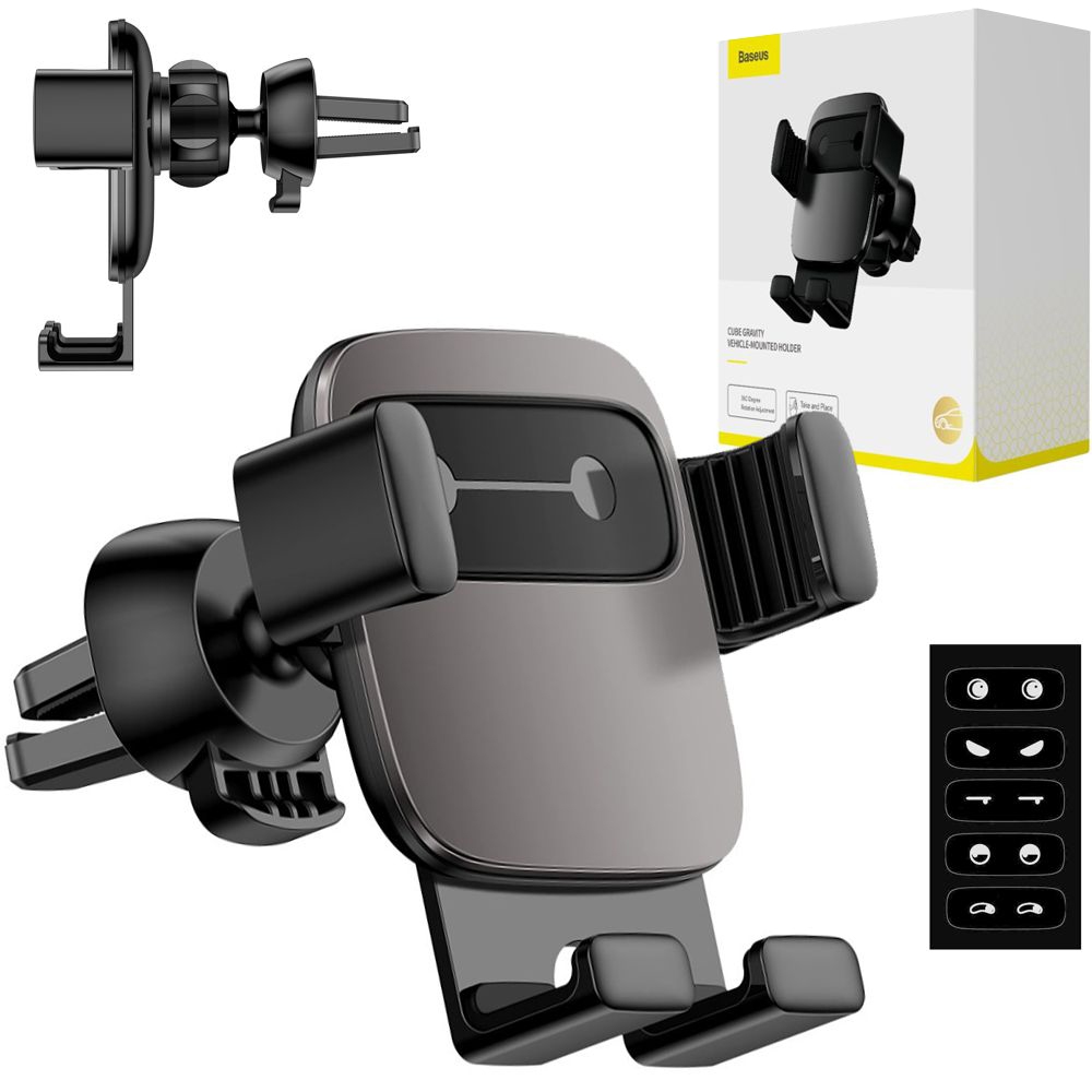Baseus Cube | Grawitacyjny Uchwyt Samochodowy do Kratki Nawiewu