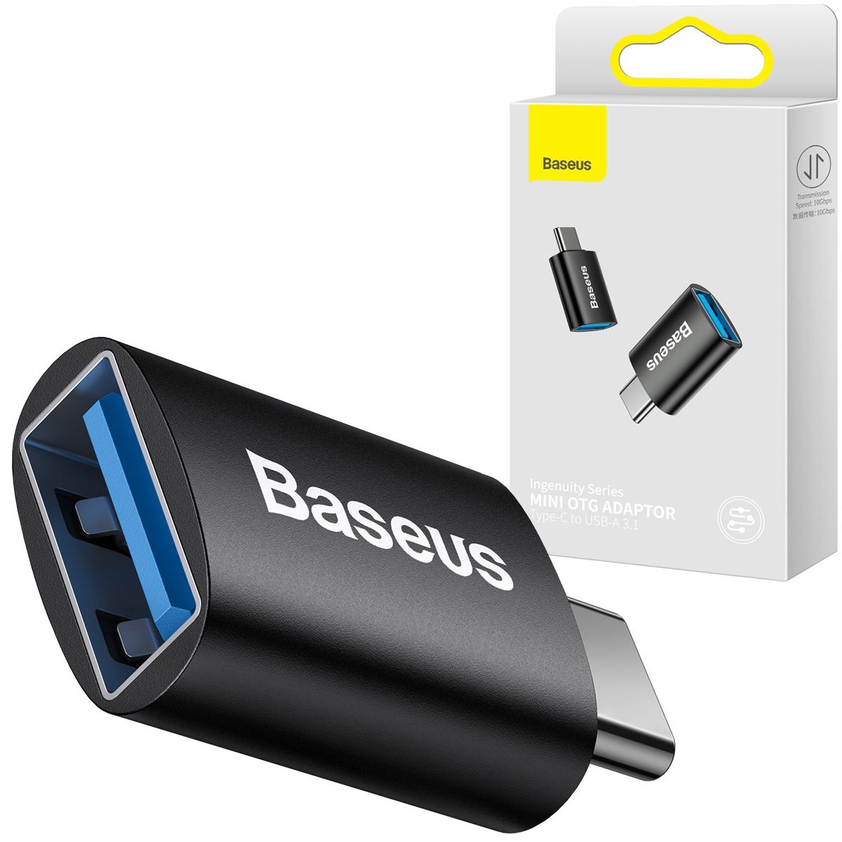 Baseus | Adapter Przejściówka USB 3.1 gen 1 na USB-C | Mini OTG