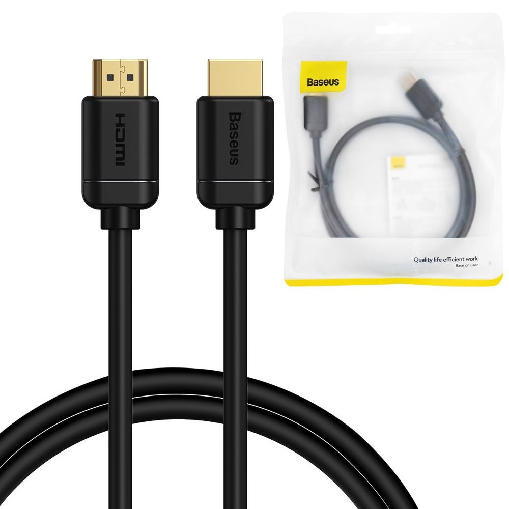 Baseus | Kabel HDMI 2.0 High Speed 4K 60Hz 3D HDR | 100cm