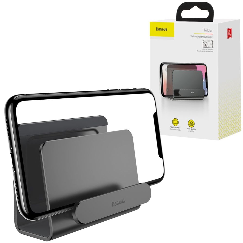 Baseus | Metalowy Uchwyt Ścienny Podstawka