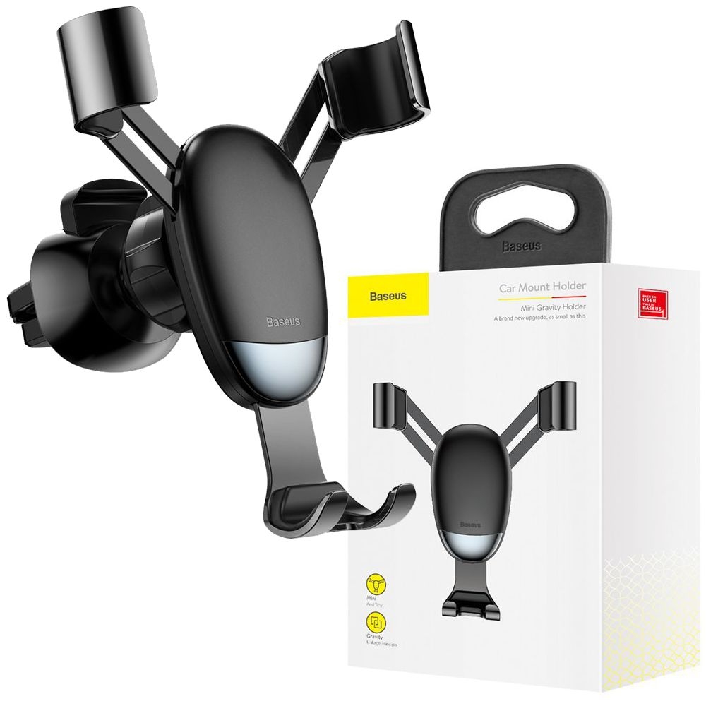 Baseus Mini Gravity | Grawitacyjny Uchwyt Samochodowy do Kratki Nawiewu