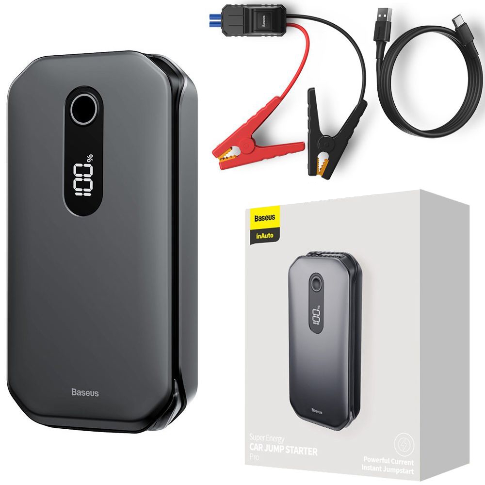 Baseus Super | Power Bank Jump Starter Booster Rozruchowy | 12000mAh 1000A 12V