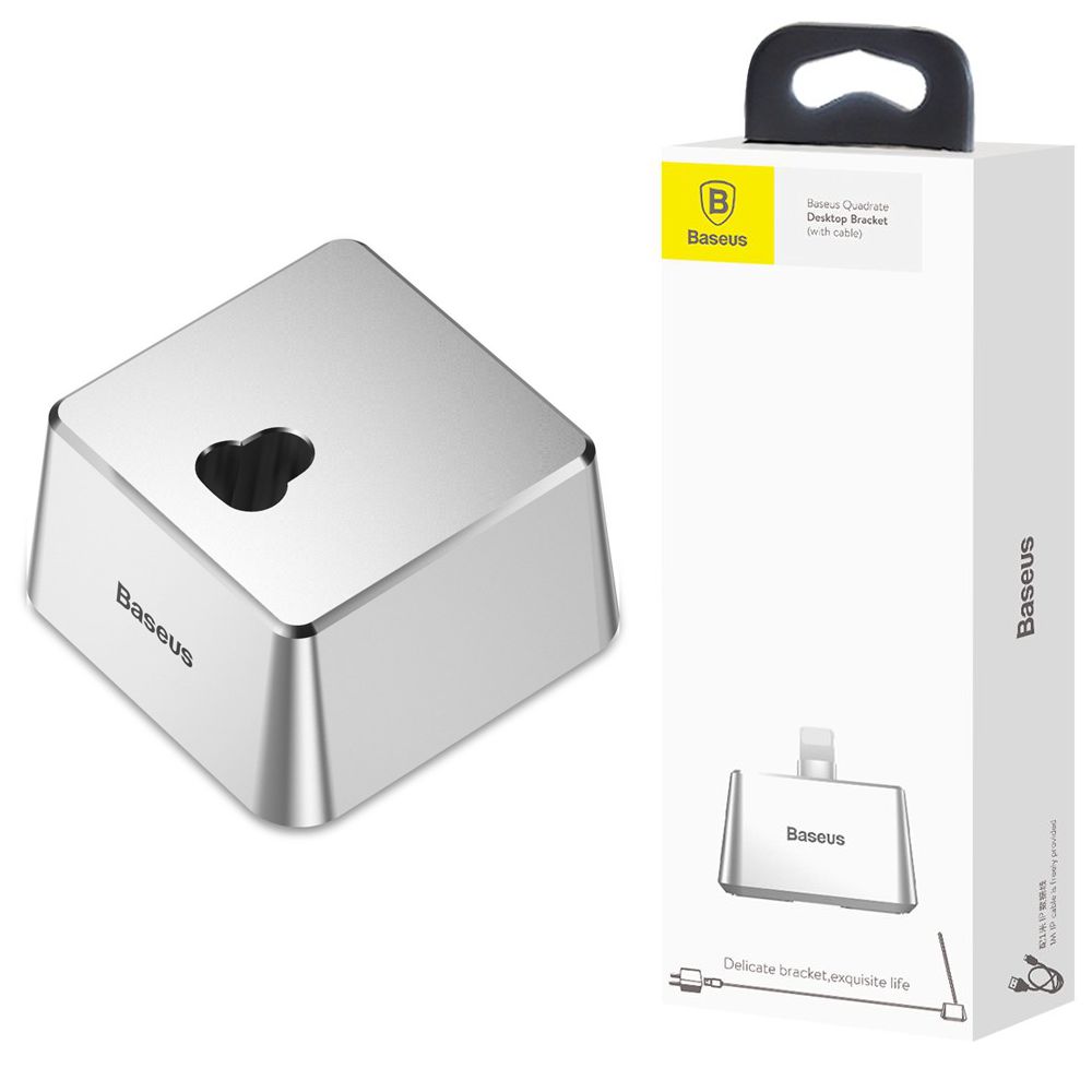 Baseus Quadrate | Aluminiowa Stacja Dokująca Apple Lightning