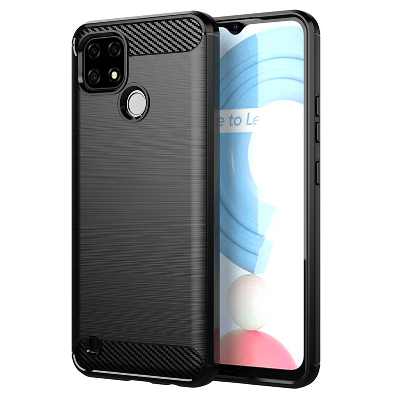 Etui CARBON Soft Case | Coal Black do Realme C21