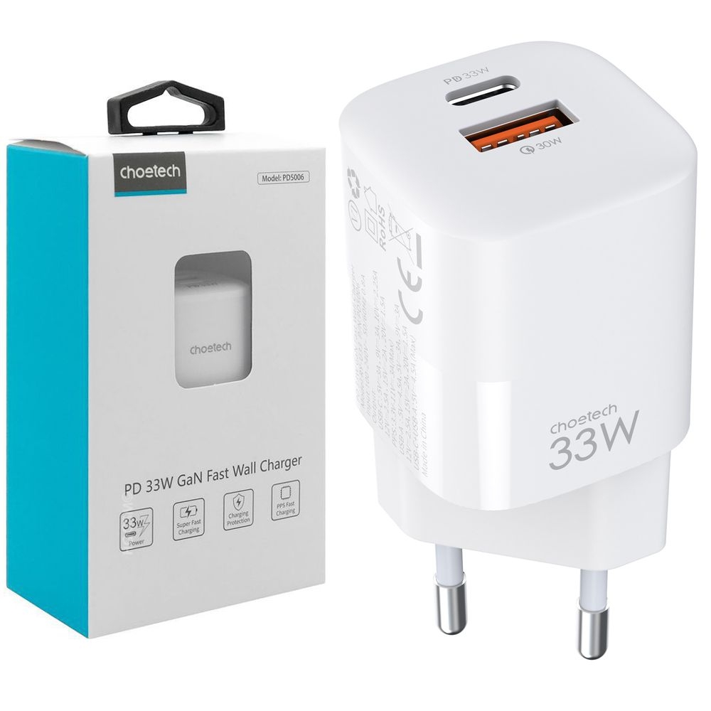 Choetech | Ładowarka Sieciowa PD GaN 33W do Nothing Phone