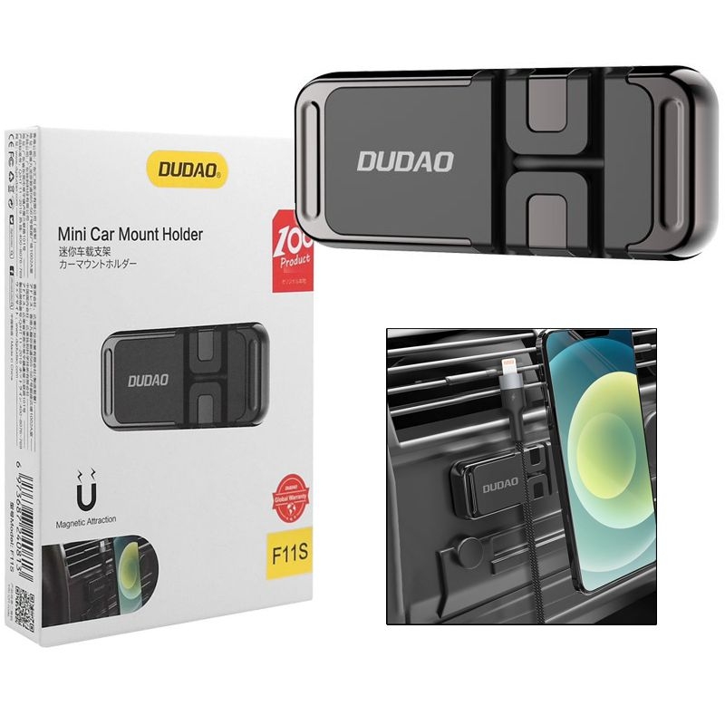 Dudao | Mini Samoprzylepny Uchwyt Magnetyczny | Organizer Kabli