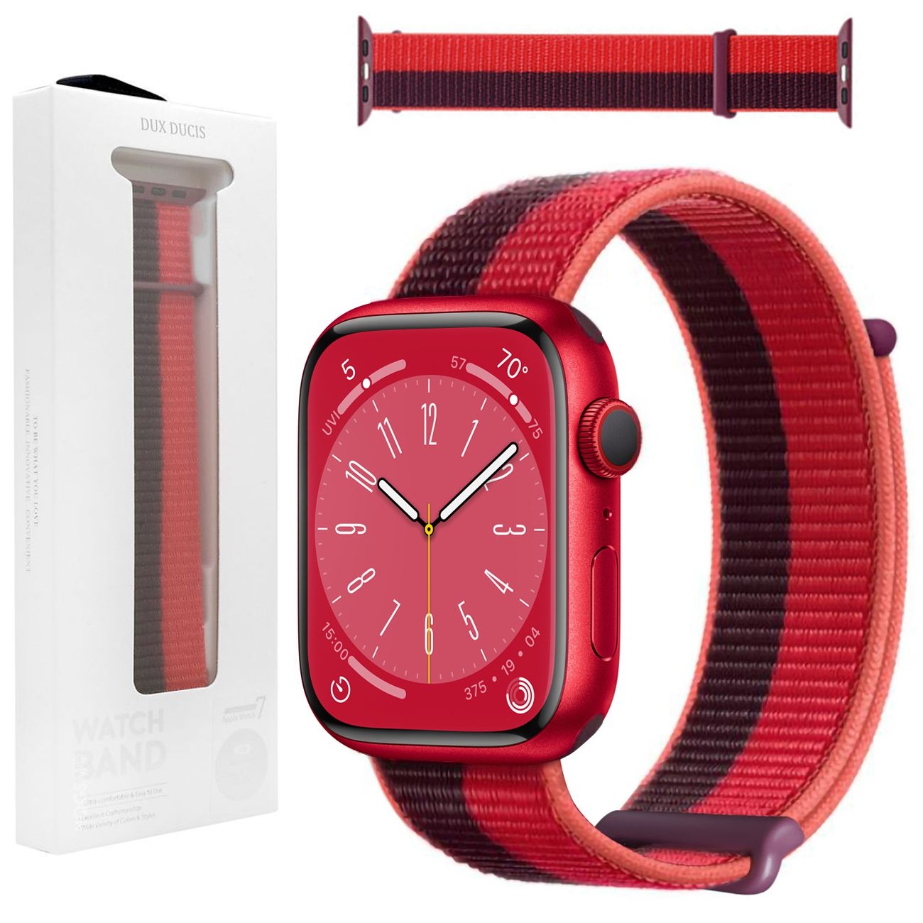 Dux Ducis Strap | Pasek NYLON do Apple Watch 9/8/7 45mm
