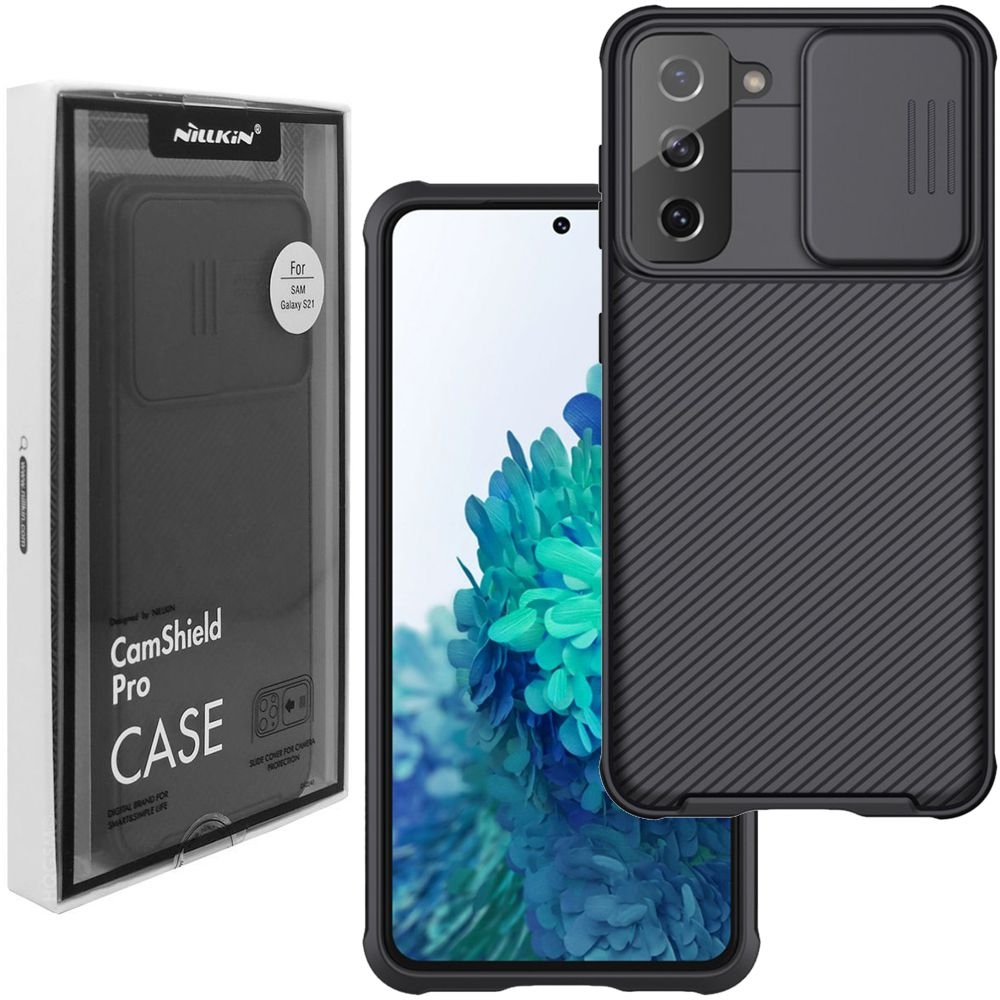 Etui NILLKIN CamShield | Czarne do Samsung Galaxy S21 5G