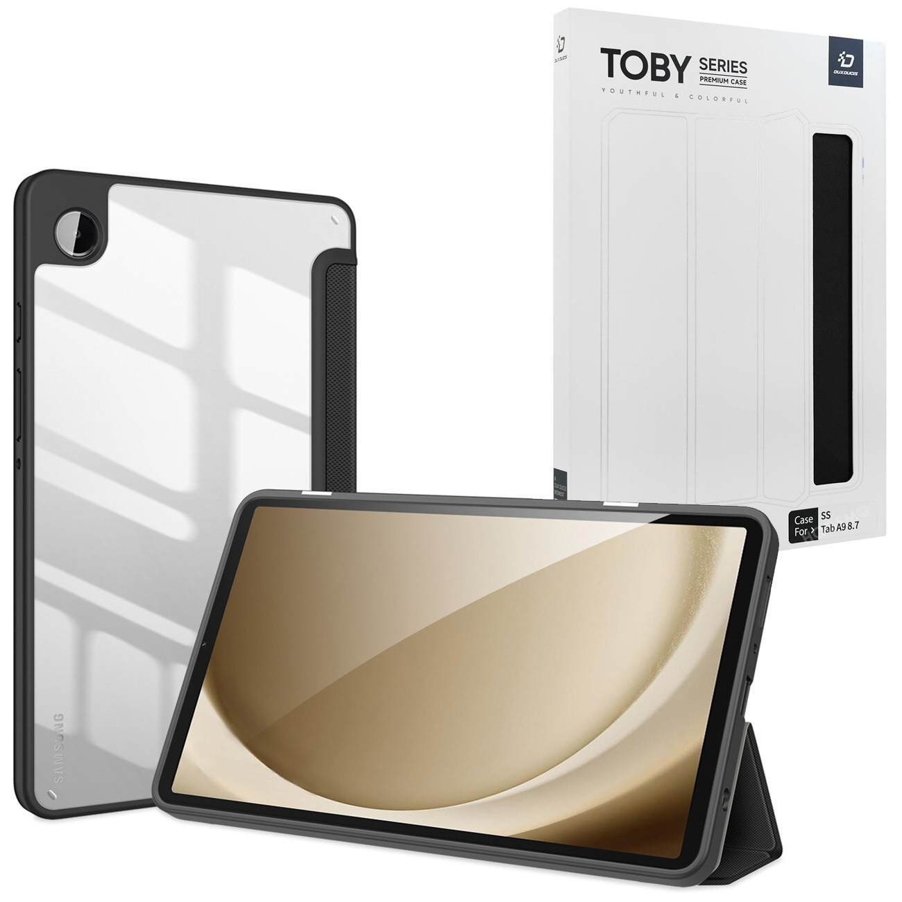 Stojące Etui DUX Ducis Crystal Case do Samsung Galaxy Tab A9 8.7 X110/X115