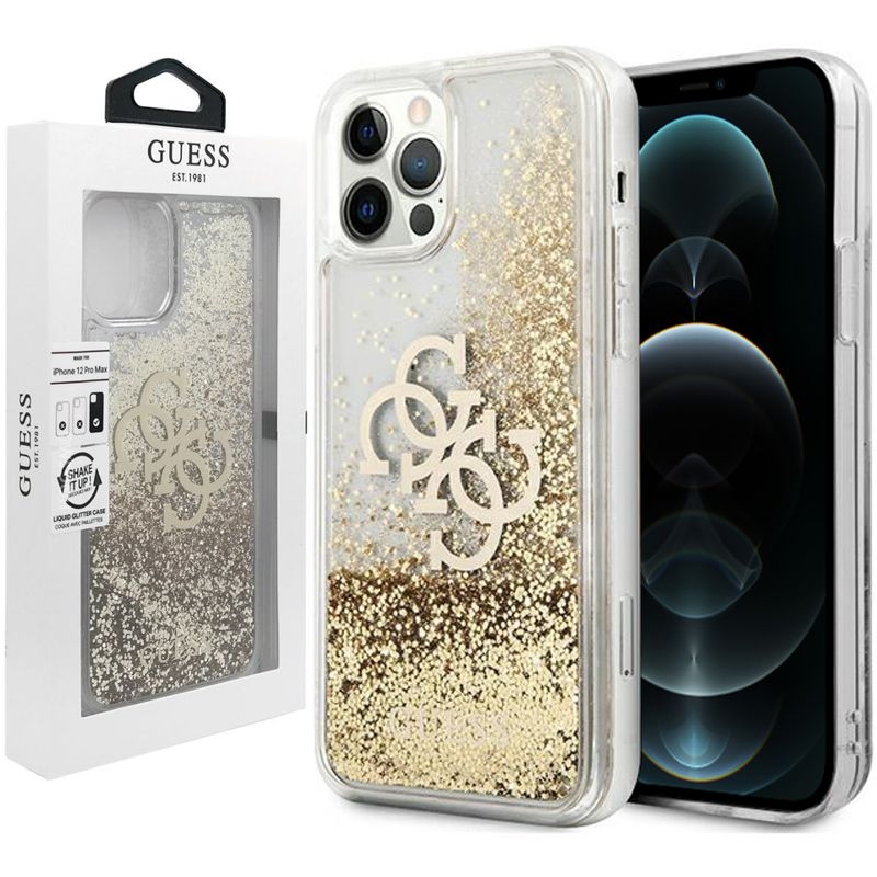 Etui GUESS HardCase | Big Glitter do Apple iPhone 12 Pro Max