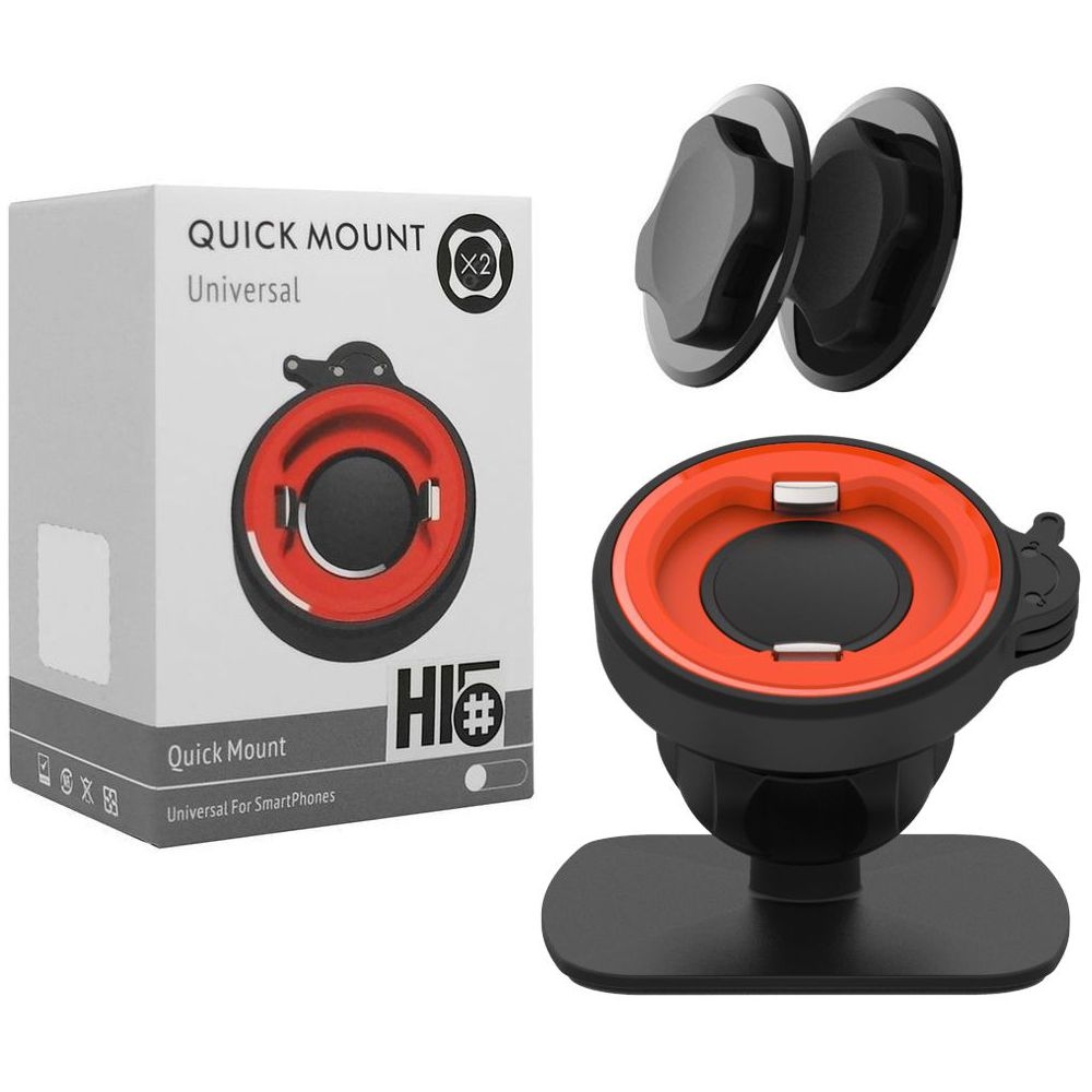 Hi5 Quick Mount Wall Holder | Uchwyt Ścienny + 2x Adapter