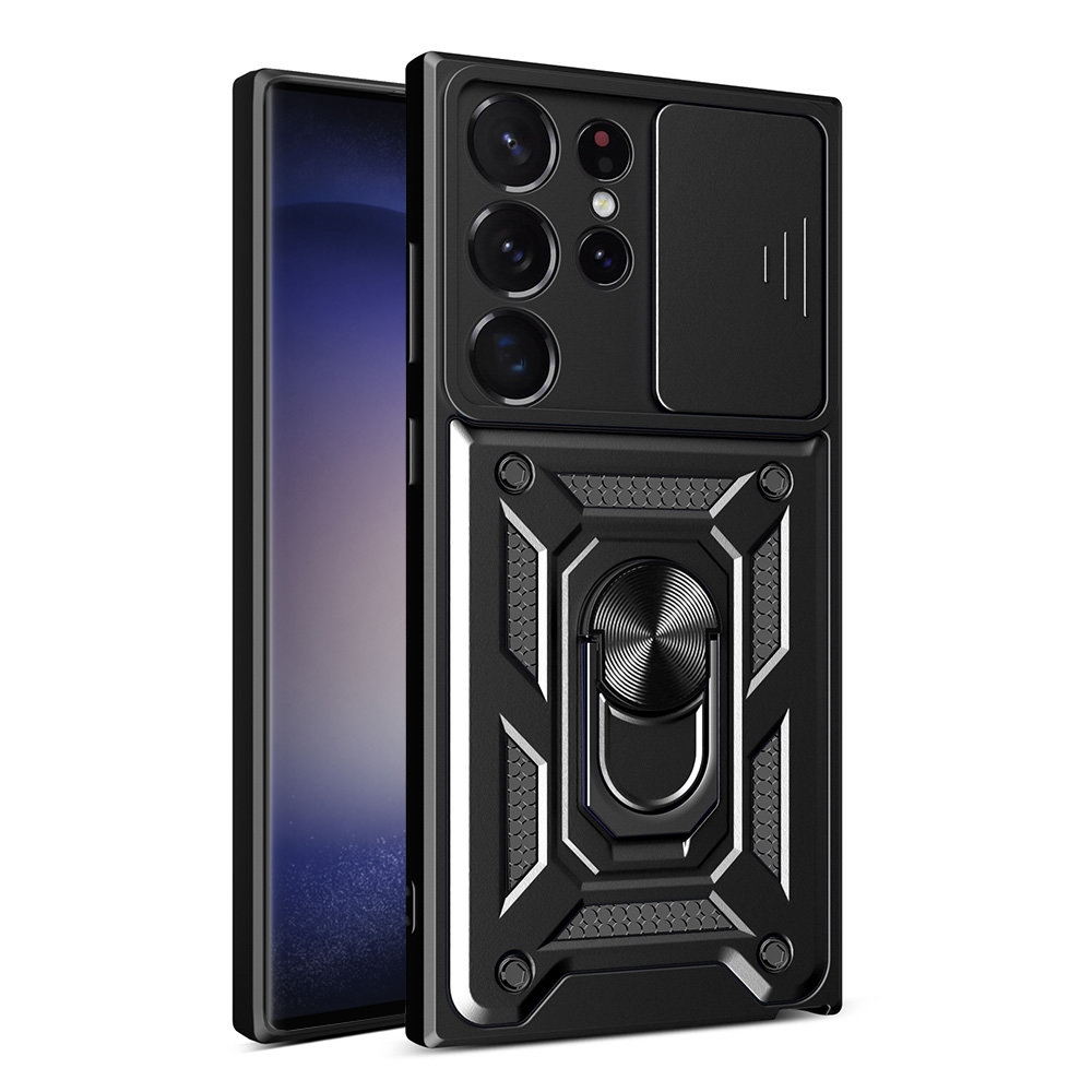 Hybrydowe Etui Ring Camshield do Samsung Galaxy S23 Ultra